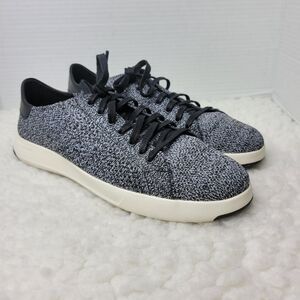 Cole Haan Grand Pro Tennis Shoes Mens Size 8 Black Stichlite Casual C29119